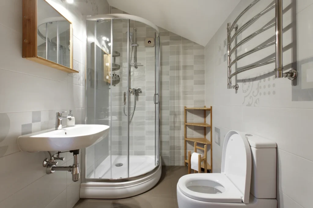 About us image featuring a fresh spa like setting representing Bathroom Renovations New Plymouth.