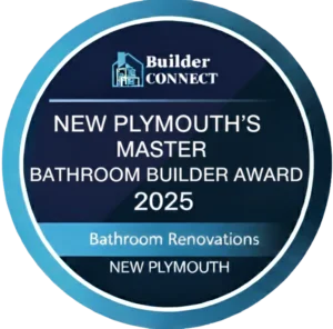 Bathroom Renovations New Plymouth Awards – New Plymouth’s Master Bathroom Builder 2025 achievement